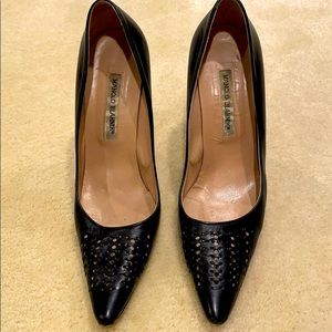 Manolo Blahnik Black Stilettos- Size 40